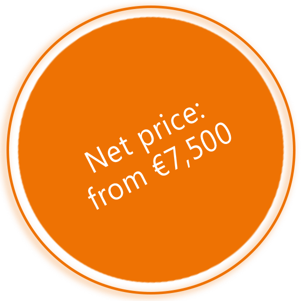 Net-price Net price: from €7,500