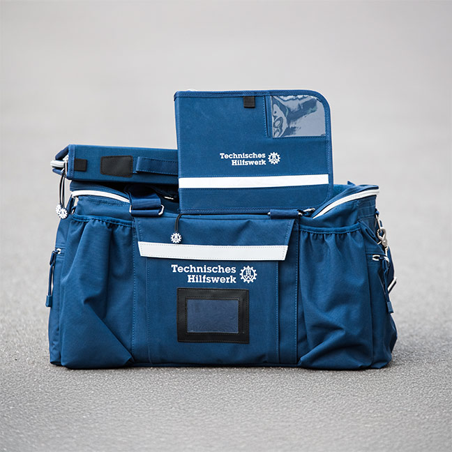 THW Einsatztasche und THW Fahrtenbuch-Mappe
