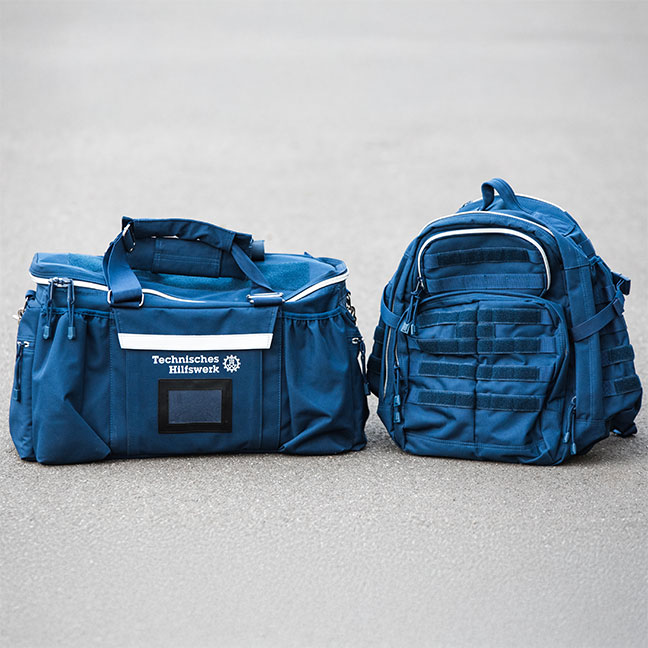 THW Einsatztasche und THW Rucksack