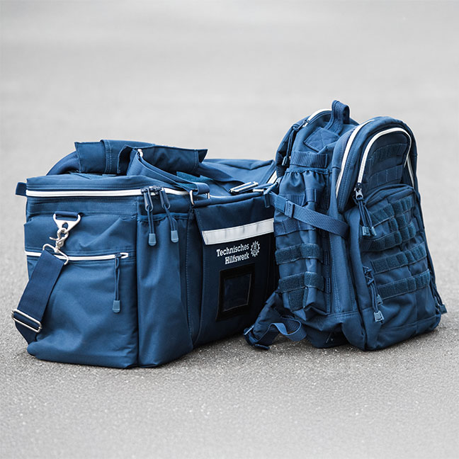 THW Einsatztasche und THW Rucksack